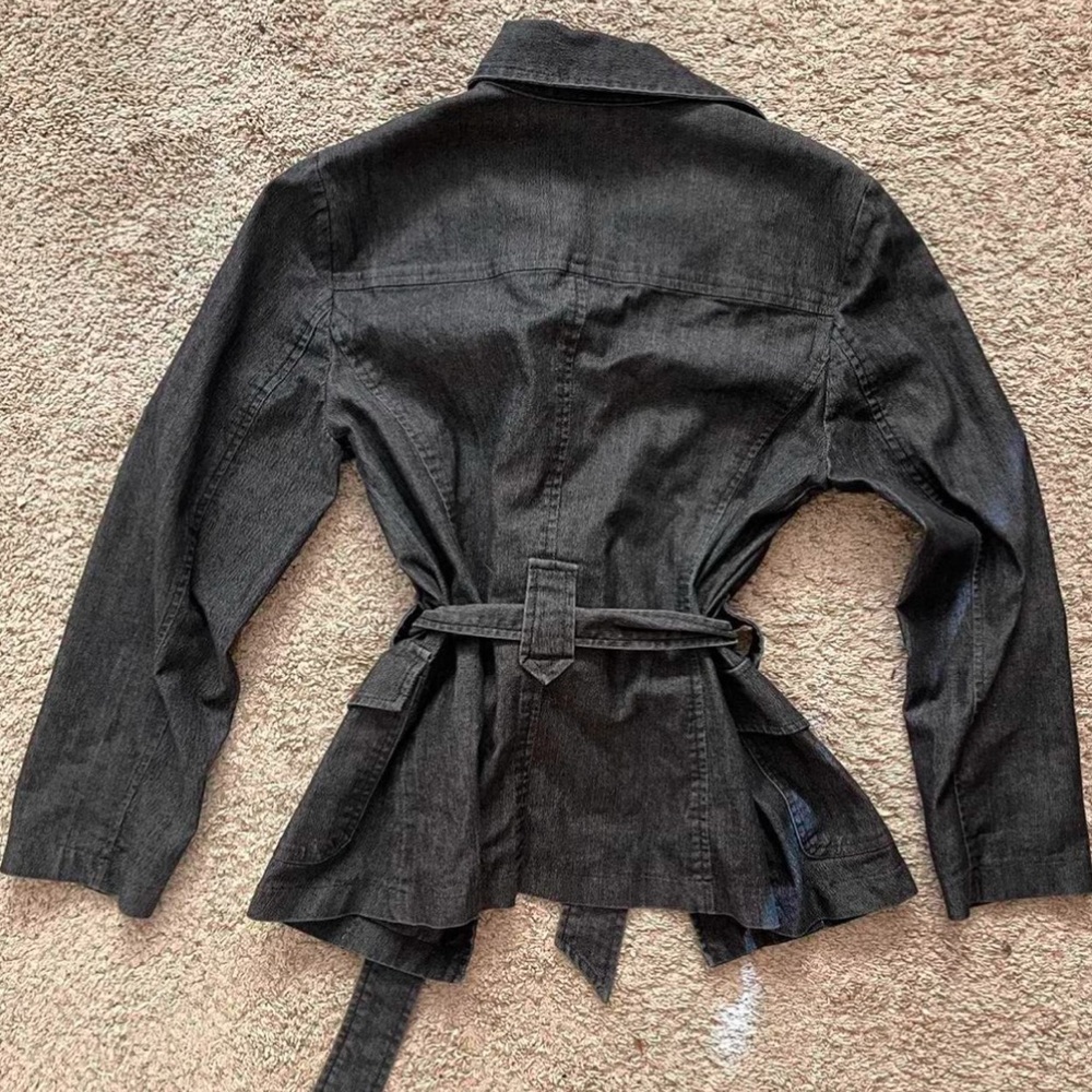 Sandro belted gray jacket